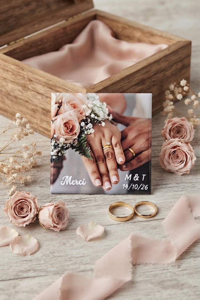 Merci mariage personnalisé
