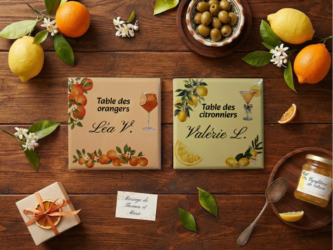 Plan de table personnalisé